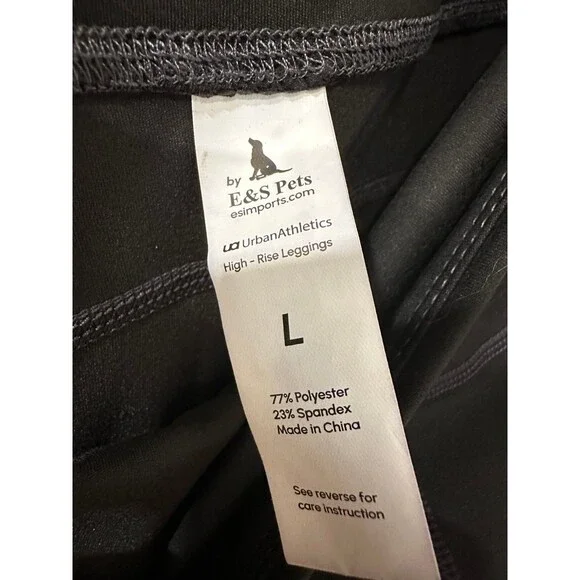 E&S Pets Urban Athletics High Ride Leggings - Golden Doodle Printed on Pockets L - Picture 9 of 9